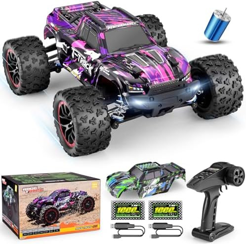 Haiboxing 1/18 Scale Brushless Fast Rc Cars 18859A 4Wd Off-Road Remote Control Trucks 48 Km/H Speed For Adults And Kids Boys All Terrain Truck Toys s With Extra Shell And Battery 40+ Min Play