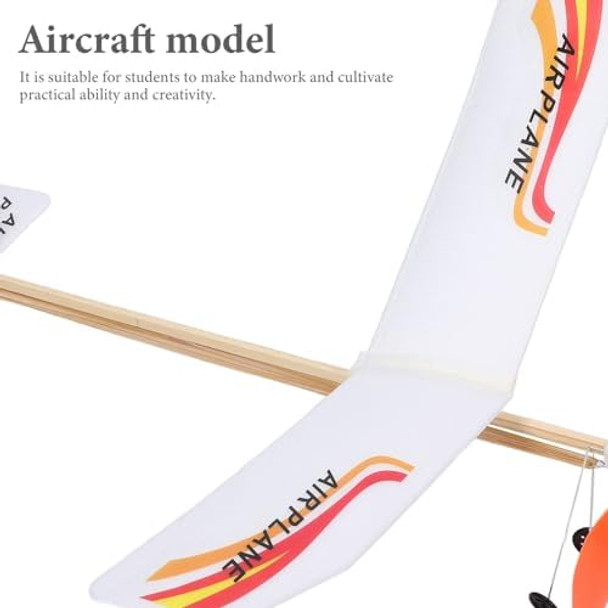 1 Set Rubber Band Powered Airplane Model Diy Assembly Aircraft For Indoor Present For Boys Enhances Hand Eye Coordination Operational Skills 1 Set Rubber Band Powered Airplane Model Diy Assembly Aircraft For Indoor Present For Boys Enhances Hand Eye Coordination Operational Skills
