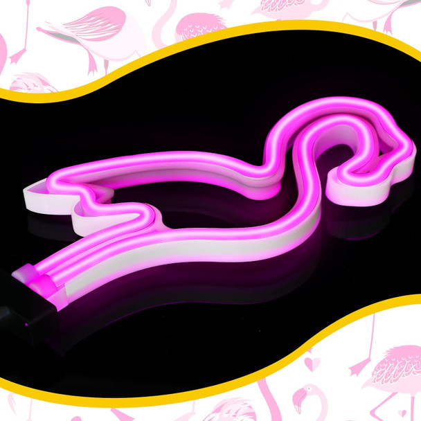 Hortsun Flamingo Solar Lights Outdoor Neon Light Yard Pink Flamingo Waterproof Decorations For Garden Patio Yard Pathway Decoration(2 Pack) Hortsun Flamingo Solar Lights Outdoor Neon Light Yard Pink Flamingo Waterproof Decorations For Garden Patio Yard Pathway Decoration(2 Pack)