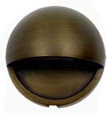 Ironsmith Lighting Products Solid Brass Puck Light Fixture - Oil Rubbed Bronze Finish Efficient 12 Volt 2 Watt Led Light Bulb Halogen And Led Lamp Compatible - Outdoor Landscape Lighting