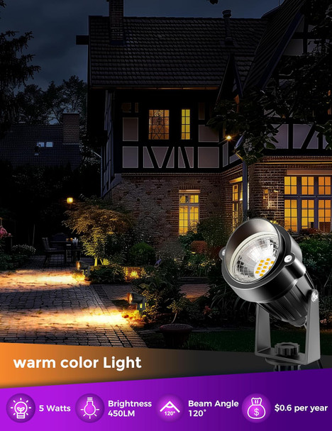 Jandcase 5W Dusk To Dawn Outdoor Lighting Ip66 Waterproof Led Outdoor Spotlights 3000K Warm White Outdoor Landscape Lighting For Garden Pathway Ul Listed 2 Pack Jandcase 5W Dusk To Dawn Outdoor Lighting Ip66 Waterproof Led Outdoor Spotlights 3000K Warm White Outdoor Landscape Lighting For Garden Pathway Ul Listed 2 Pack
