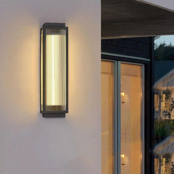 Outdoor Wall Light FixturesWall SconcesExterior Waterproof Lanterns Porch Sconces Wall Mounted LightingConstructed With Stainless SteelModern Matte Black Wall Lamps (Corded Electric 18 In)