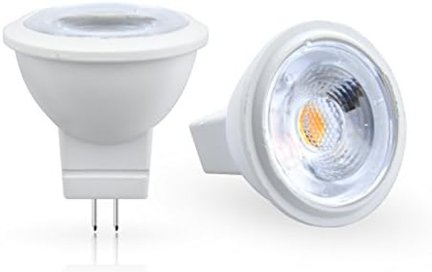 3W Mr11 Gu4.0 Led Light Bulbs 12V G4/Gu4/Gz4 Bi-Pin Base Led Spotlight 35W Mr11 Gu4 Halogen Replacement For Track Landscape Cabinet Recessed Lighting Warm White 3000K 2-Pack
