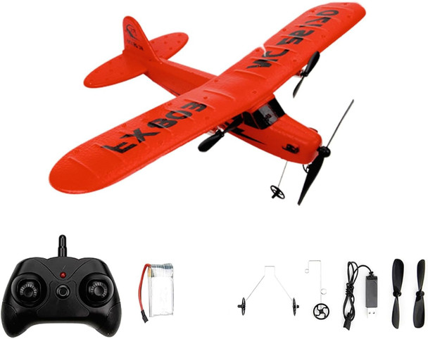 Remote Control Airplane With 4-Directional Maneuvering 15-Minute Flight Time Auto-Stabilization And 2.4Ghz Wind Resistance – Perfect For Kids And Hobbyists (Yellow)