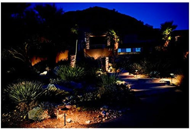 Kichler 15310Bkt Path & Spread 1-Light 12V Textured Black