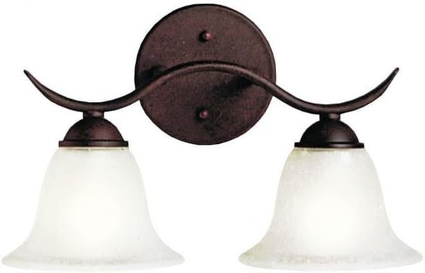 Kichler Dover 30.5" 4 Light Vanity Light With Etched Seeded Glass In Brushed Nickel Kichler Dover 30.5" 4 Light Vanity Light With Etched Seeded Glass In Brushed Nickel