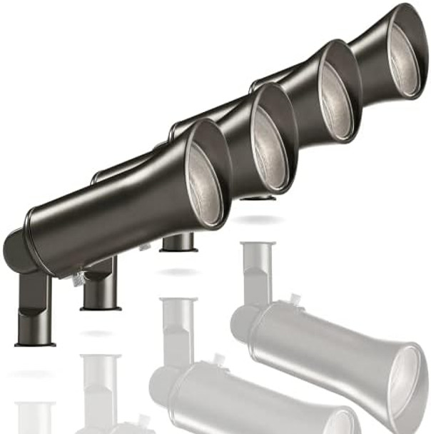 Kichler Landscape 28311 - Showscape 3 Watt Olde Bronze Mr11 Led Low Voltage Hardwired Spot Light - 12 Volts - 250 Lumens - 3000K (4 Pack)