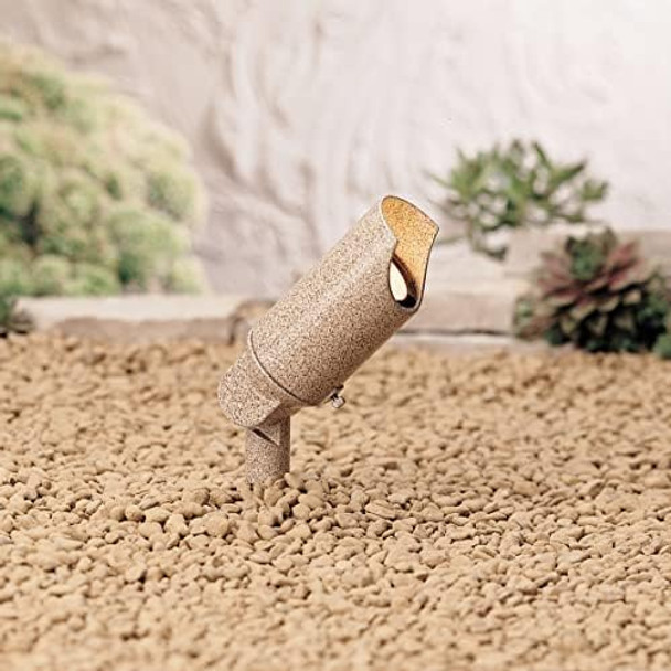 Kichler 15398Azt Accent 1-Light 12V Textured Architectural Bronze