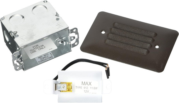 Kichler 15072Azt Step 1-Light 12V Textured Architectural Bronze