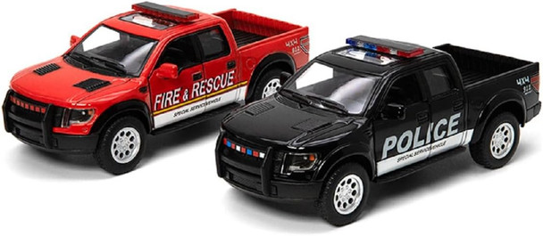 Kinsmart 2013 Ford F-150 Svt Raptor Supercrew 1:46 Scale 5" Die Cast Metal Model Toy Truck (Black)