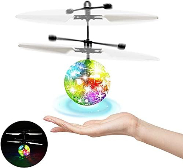 Flying Orb Ball Floating Ball For Kids 360° Rotating Hand Controlled Drone Toy Rechargeable Indoor Outdoor Toys Mini Drone Flying Ball For Kids Ages 6 7 8 9 10+ Year Old