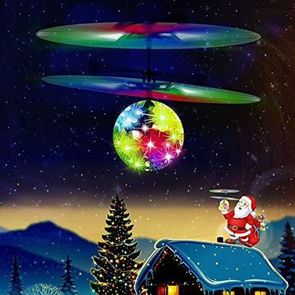 Flying Orb Ball Floating Ball For Kids 360° Rotating Hand Controlled Drone Toy Rechargeable Indoor Outdoor Toys Mini Drone Flying Ball For Kids Ages 6 7 8 9 10+ Year Old