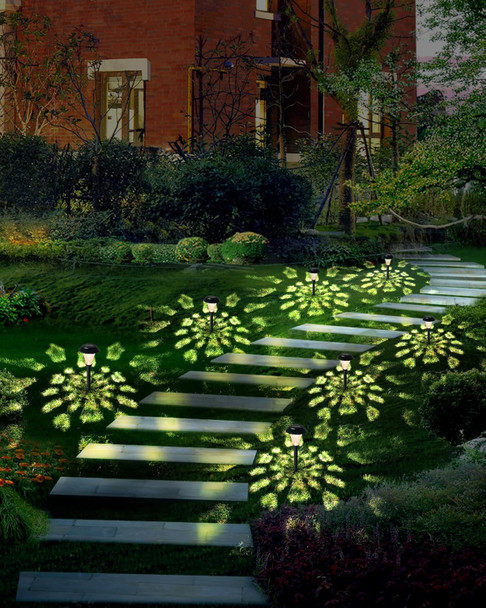 Solar Pathway Lights6 Pack Solar Lights Outdoor WaterproofOutdoor Solar Lights For YardLawnPatios GardenLandscapeWalkwayDriveway