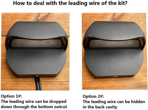 Outdoor Deck Lights Led Landscape Lighting Low Voltage 12V Ac/Dc Cast Aluminum Patio Post Step Lights Fence Retaining Wall Mounting Light Warm White Textured Bronze Finish Pack Of 2