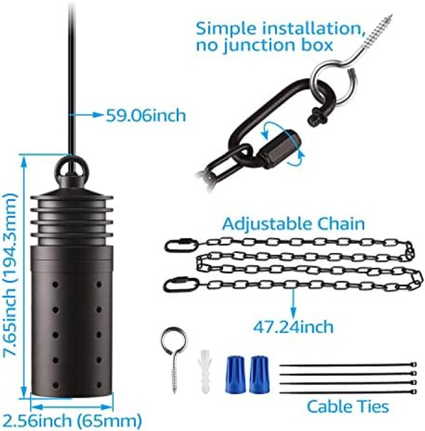Leonlite Landscape Pendant Lights & Wire Connectors Bundle: 4-Pack 12V Hanging Tree Lights 20-Pack Fastlock Wire Connectors Aluminum Ip65 2700K Bronze Leonlite Landscape Pendant Lights & Wire Connectors Bundle: 4-Pack 12V Hanging Tree Lights 20-Pack Fastlock Wire Connectors Aluminum Ip65 2700K Bronze