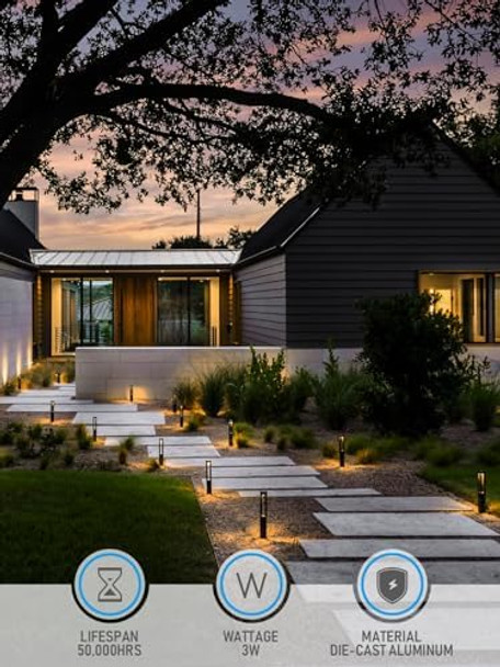 Leonlite Low Voltage Landscape Pathway Lights Bundle Landscape Spotlight 10-Pack 3W Led Bollard Path Lights 3000K Black & 8-Pack 7W Spotlights Outdoor For Garden 5CctOil Rubbed Bronze Leonlite Low Voltage Landscape Pathway Lights Bundle Landscape Spotlight 10-Pack 3W Led Bollard Path Lights 3000K Black & 8-Pack 7W Spotlights Outdoor For Garden 5CctOil Rubbed Bronze