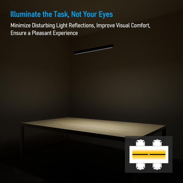 Leonlite 4Ft Linkable Honeycomb Lens Led Linear Light Ugr18 Dimmable Anti-Glare Led Commercial Linkable Linear Light Offices Hallway Stores 3Cct Black Pack Of 2 Leonlite 4Ft Linkable Honeycomb Lens Led Linear Light Ugr18 Dimmable Anti-Glare Led Commercial Linkable Linear Light Offices Hallway Stores 3Cct Black Pack Of 2