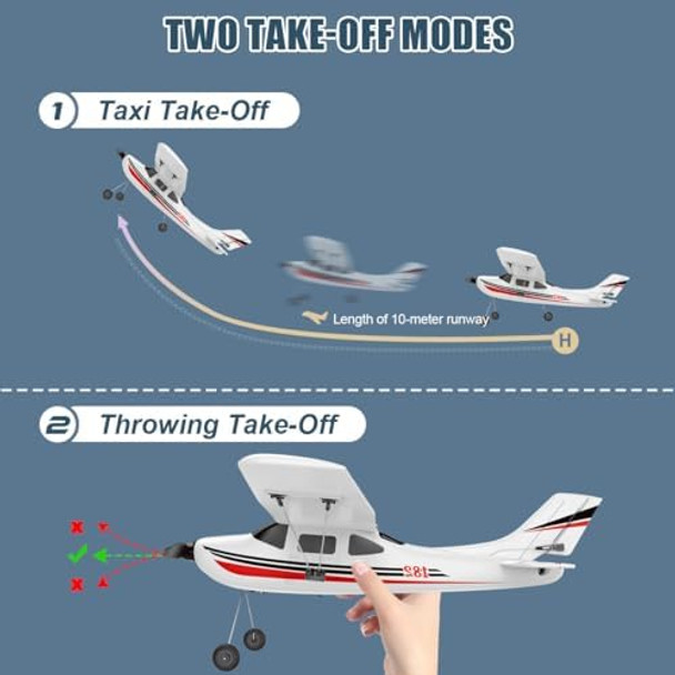 Rc Plane Remote Control Airplane Rc Airplane 3 Channel For Beginners Adult With Xpilot Stabilization System & Aerobatic Remote Control Plane Best For Kids