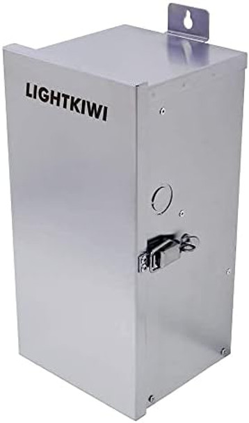 Lightkiwi 300 Watt Multi-Tap Low Voltage Landscape Lighting Transformer With Digital Timer And Photocell Weatherproof For Spot & Pathway Lighting Lightkiwi 300 Watt Multi-Tap Low Voltage Landscape Lighting Transformer With Digital Timer And Photocell Weatherproof For Spot & Pathway Lighting