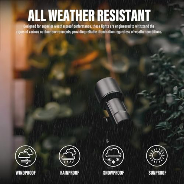 Malibu Low Voltage Led Telescoping Wall Light Outdoor Spotlight Waterproof Lighting For Driveway Yard Lawn Flood Garden Outdoor Lighting 8 Pk 8406-2606-08