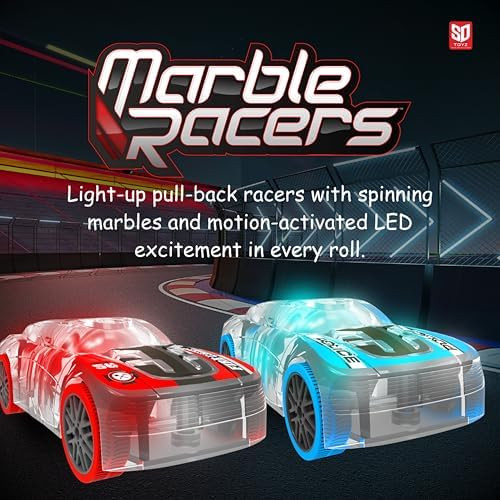 No. 26 Led Light Up Pull Back Race Car Toy Vehicle For Kids 3 And Up