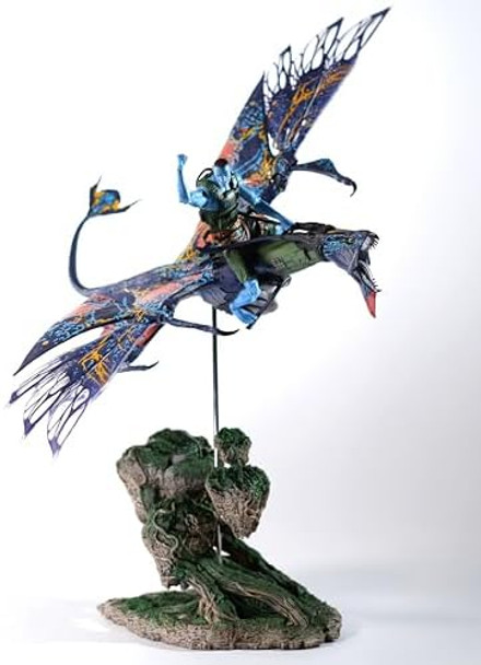 Mcfarlane Toys- Avatar: The Way Of Water Recom Quaritch & Rda Banshee 7In Scale Deluxe 2 Pack Gold Label