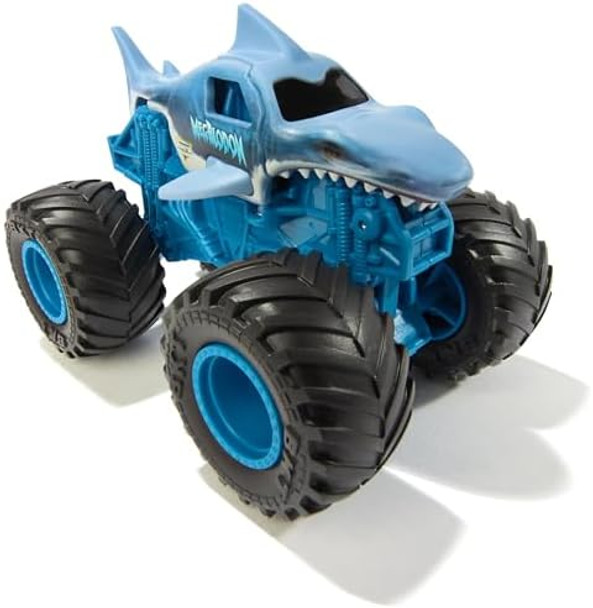 Monster Jam Smash & Bash Megalodon 1:64 Die Cast Repairable Monster Truck Kids Toys For Boy And Girls Ages 3 And Up