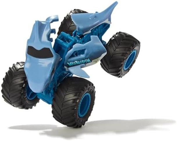 Monster Jam Smash & Bash Megalodon 1:64 Die Cast Repairable Monster Truck Kids Toys For Boy And Girls Ages 3 And Up