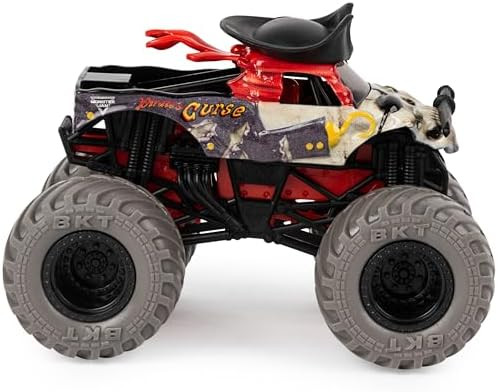 Monster Jam Into The Deep 3-Pack Die-Cast Monster Trucks 1:24 Scale Megalodon 1:64 Scale Pirate’S Curse & Octon8Er Kids Toys For Ages 4-6+