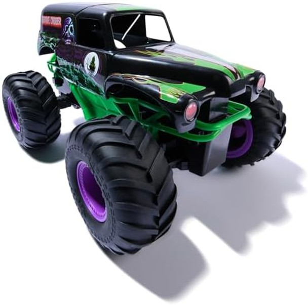 Monster Jam Official Smash & Bash Grave Digger Remote Control Indoor & Outdoor Vehicle 1:15 Scale Repairable Monster Truck Kids Toys For Boy And Girls Ages 4 And Up