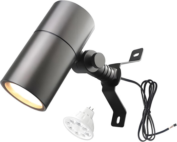 Low Voltage Landscape Lighting Spot Down Light 12V Tree Downlight Fixture Outdoor Moonlight Cast Aluminum 5W Mr16 Led Bulb Stainless Steel Mounting Bracket