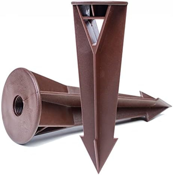 Ground Stake Spike For Outdoor Landscape Spot Pathway Solar Flood Light Replacement Light Stake Spike Part Holder1/2" Npt Thread Compatible With Kichler Landscape Lighting(2 Pack)
