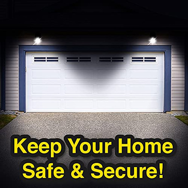 Ontel Handy Brite Ultra-Bright Cordless Led Security Spotlight 500 Lumens Motion-Activated Battery Powered Weatherproof Light With Auto On/Off - Quick & Easy Set Up No Wiring