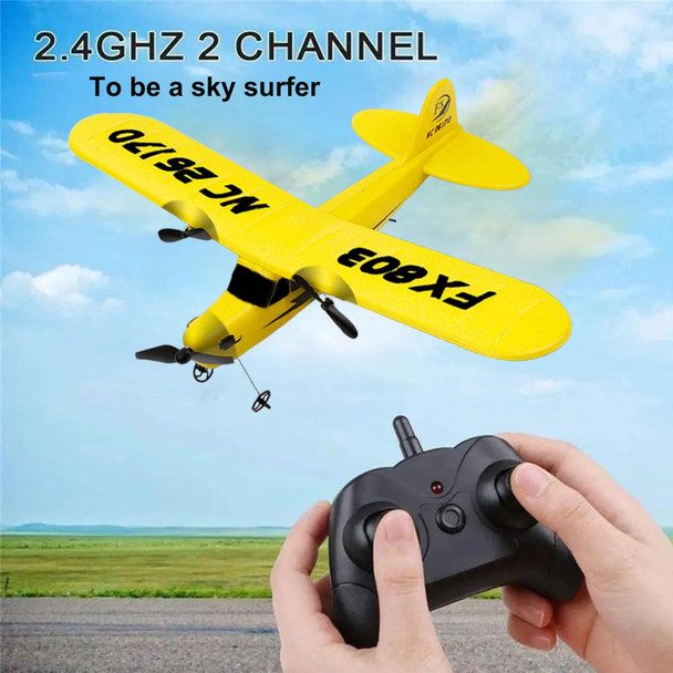 Rc Plane 2.4Ghz 2 Channels Epp Foam Remote Control Airplane Radio Control Cessna Aircraft Easy To Fly Rc Glider Toys For Kids Boys And Beginners With 3 Batteries