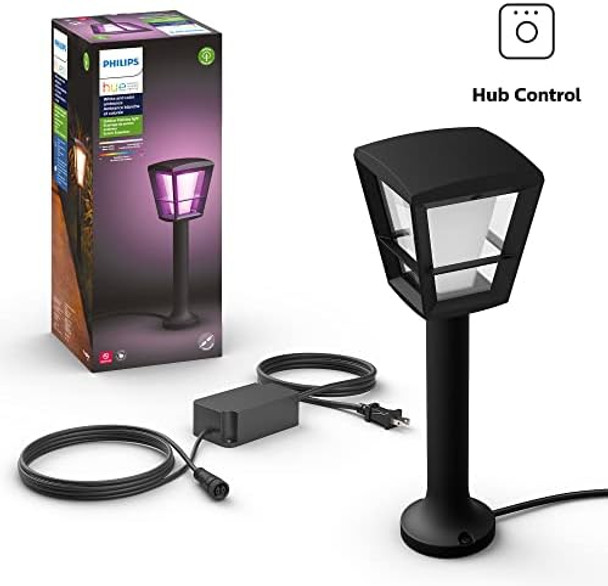 Philips Hue Outdoor Pathway Bundle 1X 95W Power Supply 1X Calla Extension 1X Econic Pathway Extension (Hue Hub Required)