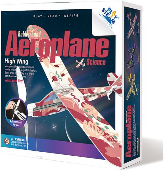 Playstem Rubber Band Aeroplane High Wing Stem Kit