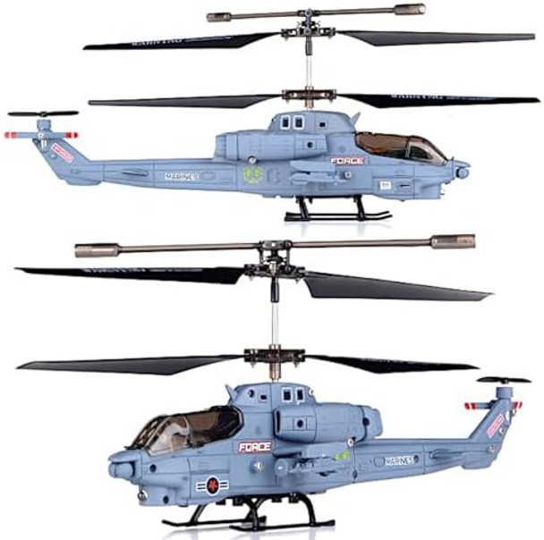 Poco Divo Supercobra Ah-1 Rc Helicopter S108G Us Marine Attack Aircraft Model Usmc Seacobra Navy Cobra Fighter Infrared 3Ch Remote Control Gyro Flight Kid Toy Plane Adult Military Collection