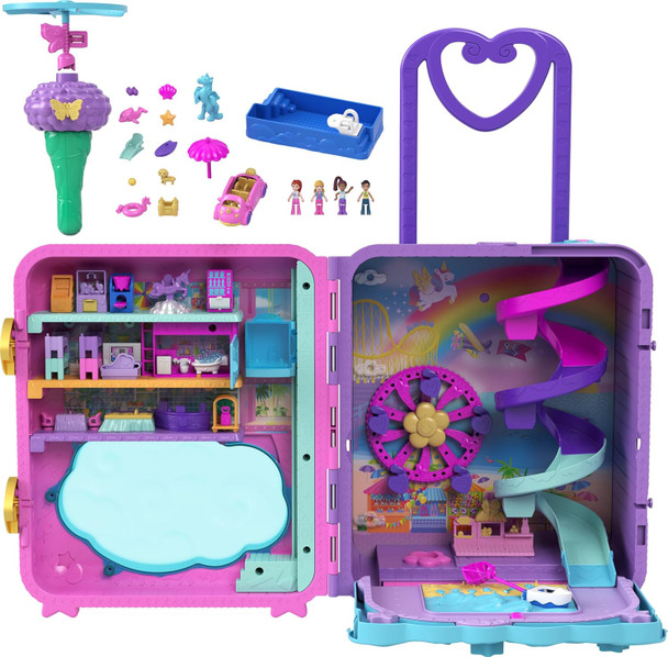 Polly Pocket Toy Boat Playset With 2 Dolls Surprise Accessories & Water Play Sparkle Cove Adventure Narwhal Boat Polly Pocket Toy Boat Playset With 2 Dolls Surprise Accessories & Water Play Sparkle Cove Adventure Narwhal Boat