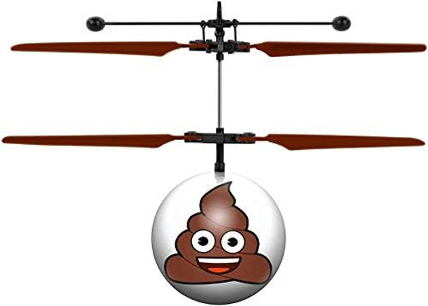 Poop Emoji Ir Ufo Ball Helicopter Ir Ufo Ball Helicopter Brown Medium