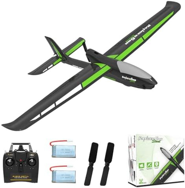 Rc Plane Ranger600 Stunt 4 Channel Glider Remote Control Airplane Ready To Fly 2.4Ghz Rc Airplane With Xpilot Stabilization System & One Key Aerobatic For BeginnersAdultsKids