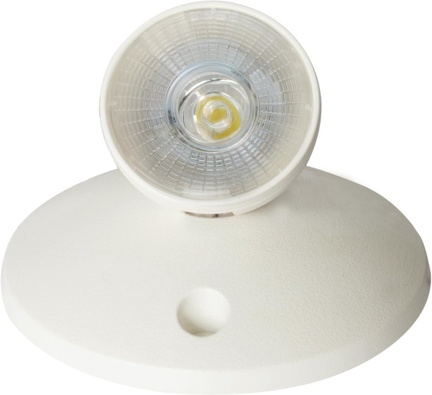 Rp Lighting 5-Inch Led Remote Head Emergency Light With Wide Lens White Rp Lighting 5-Inch Led Remote Head Emergency Light With Wide Lens White