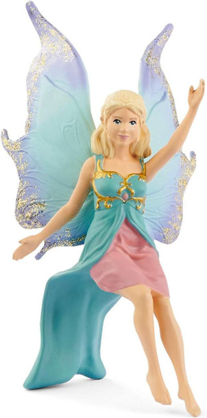 Schleich Bayala - Winged Fairy And Flying Lion Toy Set For Girls And Boys - Moveable Pink Lion And Cute Magnetic Blue Fairy Action Figure - Magical Animal Figurine Playset For Kids Ages 5+ 70716