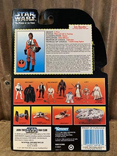 Hasbro Star Wars Power Of The Force Potf2 Luke Skywalker Action Figure [X-Wing Pilot]