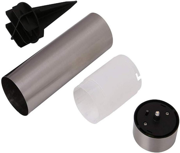 Solar Bollard Lights Outdoor - 6 Pack Stainless Steel Warm White Led Landscape Lights Waterproof Decorative Lighting For Backyard Lawn Patio Solar Bollard Lights Outdoor - 6 Pack Stainless Steel Warm White Led Landscape Lights Waterproof Decorative Lighting For Backyard Lawn Patio