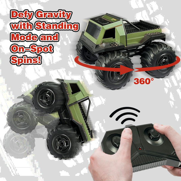 Rc Cybertruck Toy All-Terrain Capability Remote Control Truck For Kids&Adults Off-Road Car For Kids Ages 7 8 9 10+ Boys Gloden