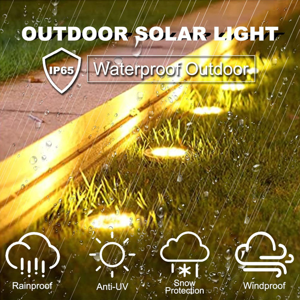 Solar Ground Lights-Waterproof Solar Lights Outdoor Garden- Solarr Disk Light-d 16Led Bright In-Ground Light-Landscape Lighting For Pathway Yard Lawn Patio Walkway (12 Pack White Light) Solar Ground Lights-Waterproof Solar Lights Outdoor Garden- Solarr Disk Light-d 16Led Bright In-Ground Light-Landscape Lighting For Pathway Yard Lawn Patio Walkway (12 Pack White Light)