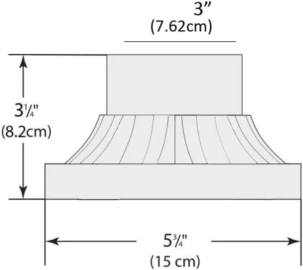 Trans Globe Lighting Tg100 Wh Transitional Base Mount Outdoor-Post-Lights 3-1/4-Inch White Trans Globe Lighting Tg100 Wh Transitional Base Mount Outdoor-Post-Lights 3-1/4-Inch White