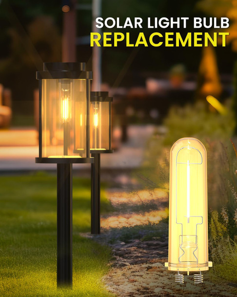 Outdoor Solar Light Bulbs For Garden - 4 Pack Warm White 3000K Solar Light Bulbs Replacement Dc 3V 0.5W Hampton Bay Replacement Bulb For Backyard Pathway Garden Landscape Outdoor Solar Light Bulbs For Garden - 4 Pack Warm White 3000K Solar Light Bulbs Replacement Dc 3V 0.5W Hampton Bay Replacement Bulb For Backyard Pathway Garden Landscape
