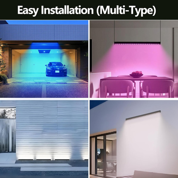 Smart Rgbcw Wall Washer Light 90W 20″ Led Color Changing Light Bar For Wall Wash Lighting – App & Rf Remote Control 2700K–6500K Tunable White Music SyncIp65 Indoor/Outdoor Linear Bar Smart Rgbcw Wall Washer Light 90W 20″ Led Color Changing Light Bar For Wall Wash Lighting – App & Rf Remote Control 2700K–6500K Tunable White Music SyncIp65 Indoor/Outdoor Linear Bar