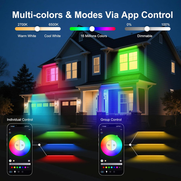 Smart Rgbcw Wall Washer Light 90W 20″ Led Color Changing Light Bar For Wall Wash Lighting – App & Rf Remote Control 2700K–6500K Tunable White Music SyncIp65 Indoor/Outdoor Linear Bar Smart Rgbcw Wall Washer Light 90W 20″ Led Color Changing Light Bar For Wall Wash Lighting – App & Rf Remote Control 2700K–6500K Tunable White Music SyncIp65 Indoor/Outdoor Linear Bar